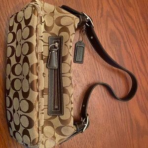 Small dark brown purse